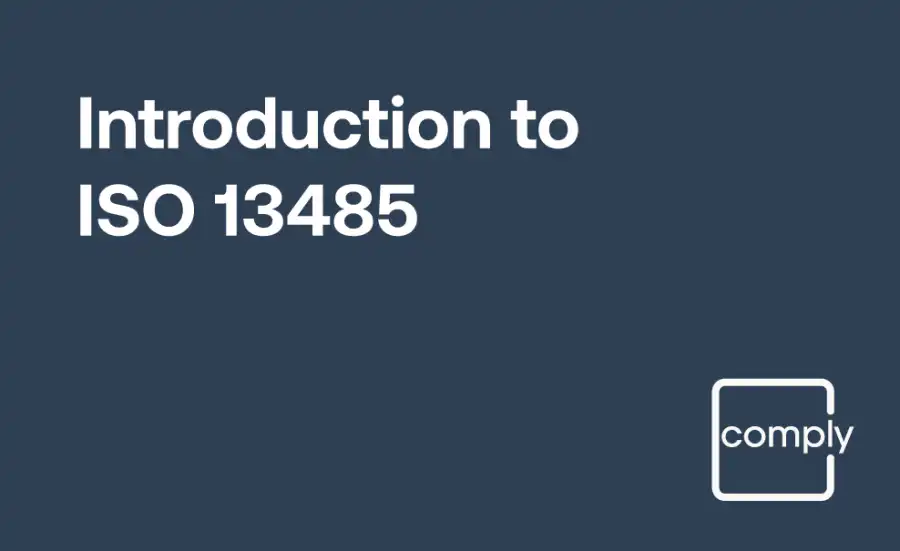 Introduction to ISO 13485 Training