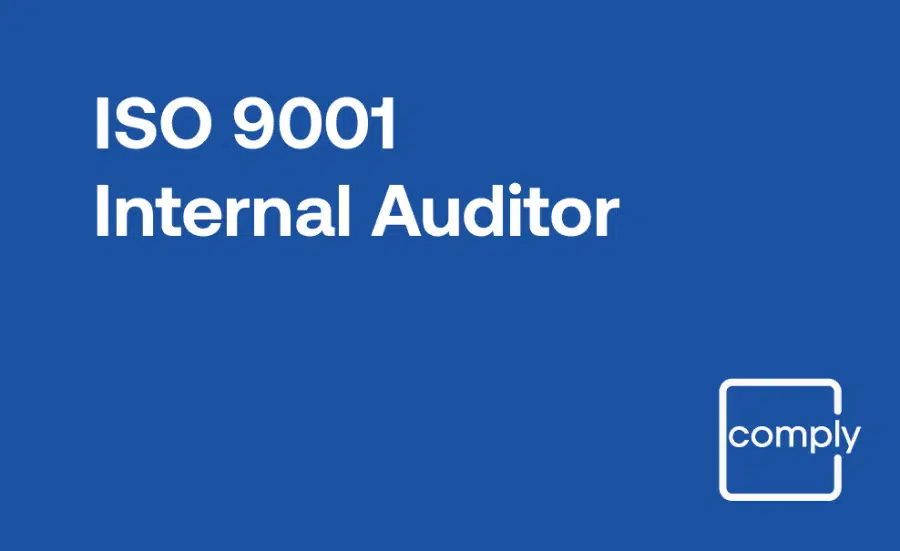 ISO 9001 Internal Auditor Training for Quality Management Systems (QMS)