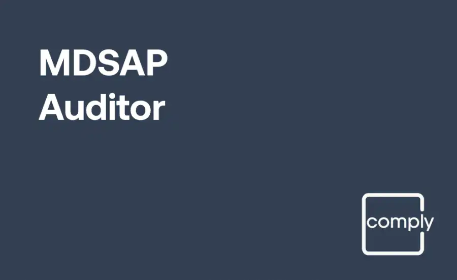 MDSAP Auditor Training