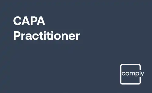 CAPA Practitioner for Medical Devices Training