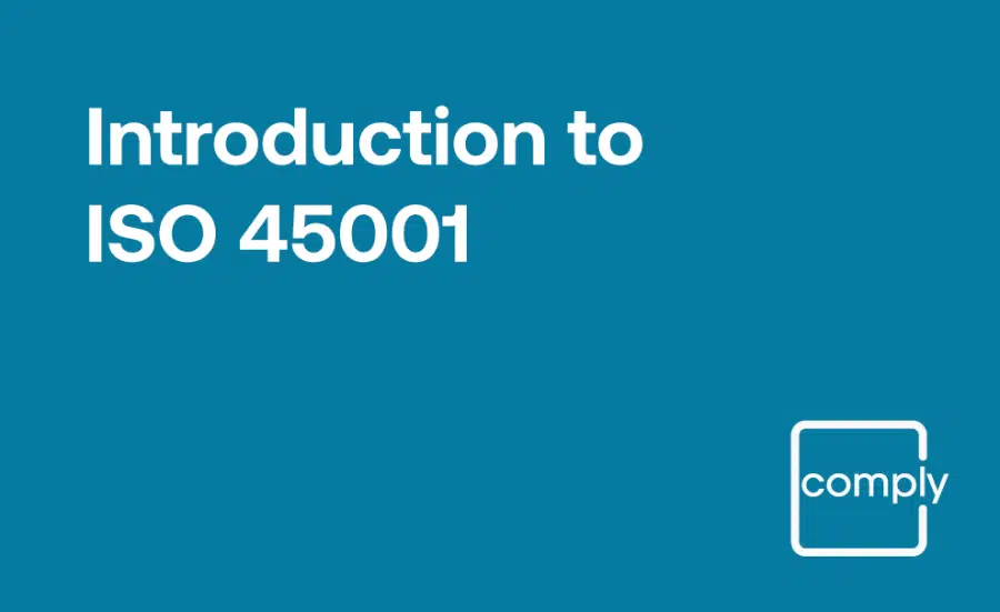 Introduction to ISO 45001 Training