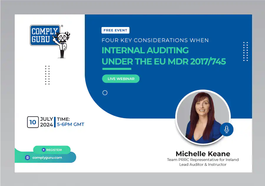 Four Considerations when Internal Auditing under the EU MDR Webinar