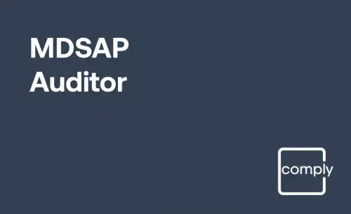 MDSAP Auditor Training