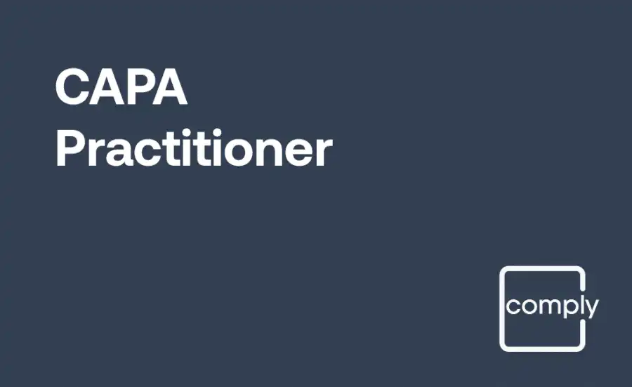 CAPA Practitioner for Medical Devices Training