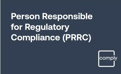 Person Responsible for Regulatory Compliance (PRRC) Training