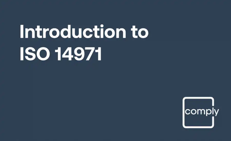 Introduction to ISO 14971 Training